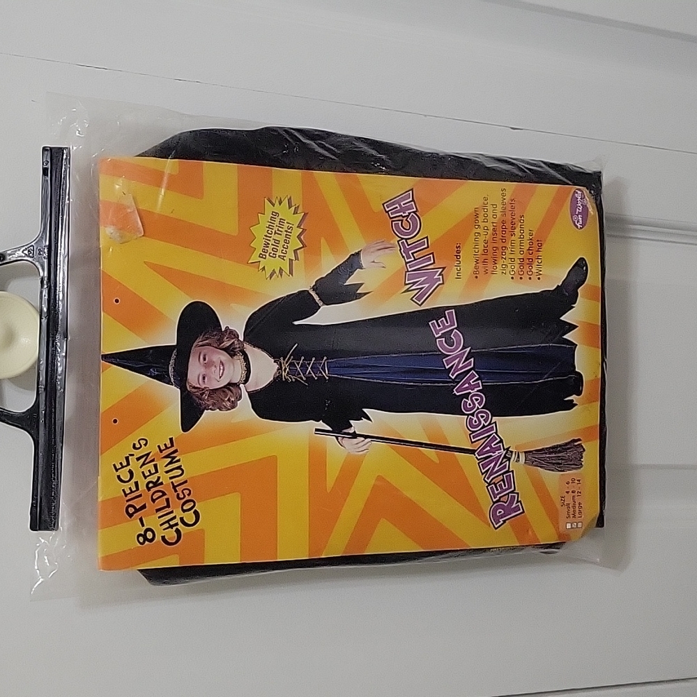NEW🎃Renaissance Witch Med 8-10 Costume Halloween Fun World